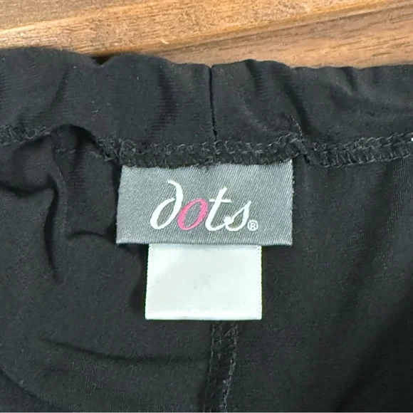 Black Embellished Beaded Scoop Neck Tank Top by Dots Party Chic - Picture 6 of 7